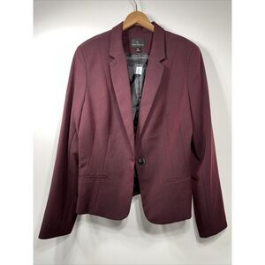 WORTHINGTON Women's Blazer Jacket Maroon Size XXLT NWT!